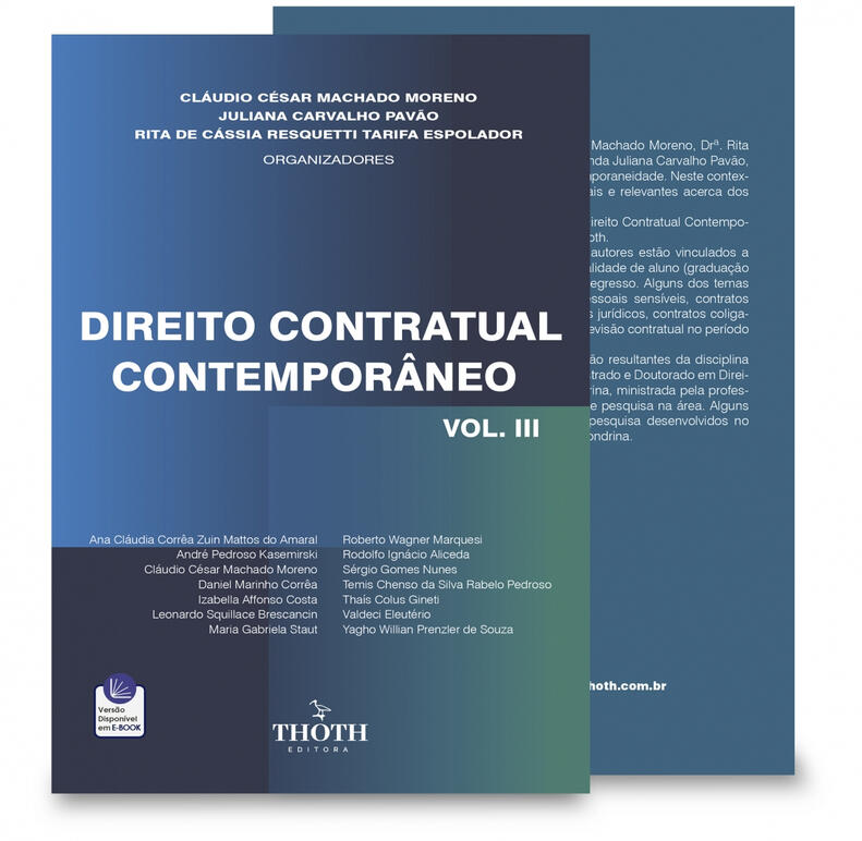 DIREITO CONTRATUAL CONTEMPORÂNEO VOL. III
